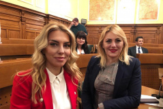 14. мај 2019. Председница Одбора за просторно планирање, саобраћај, инфраструктуру и телекомуникације Катарина Ракић и Снежана Б. Петровић, члан Одбора, у студијској посети Словенији